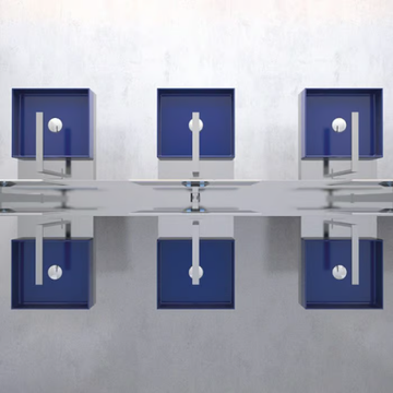 GUM - Countertop silicone washbasin by Glass Design - view 3